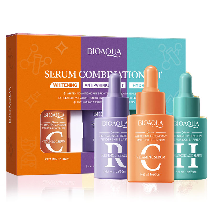 3pcs/set BIOAQUA Vitamin C Ret - The Ordinary Serum Hyaluronic Acid recension och pris