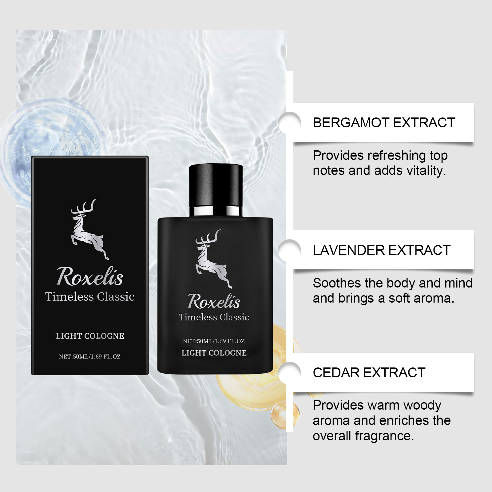 Charm Classic Cologne For Men  - Perfume Alcohol Fragrance recension och pris